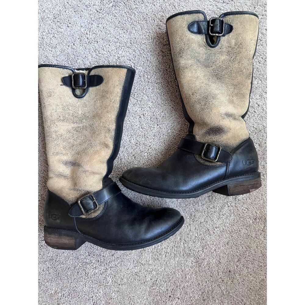 UGG Australia Boots Brand, Women’s Size 8, Fur Lined, Zipper Footwear - Picture 12 of 12